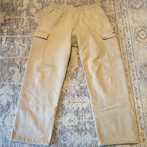 Supreme Small Box Logo Tan Cargo Sweatpants